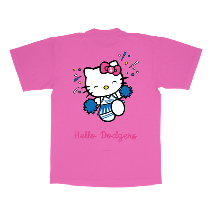 Kitty Pink Carnation Baseball Shirt