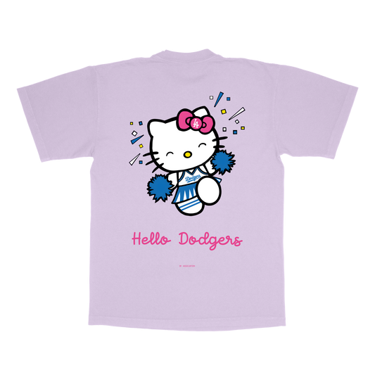 Kitty Pink Baseball T shirt